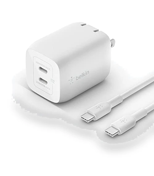 Dual USB-C GaN Wall Charger — Chargers, Belkin
