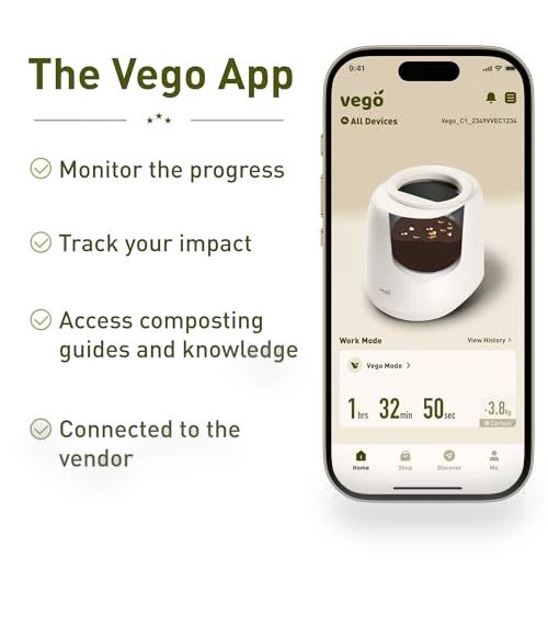 Electric Kitchen Composter — Composting Bins, Vego
