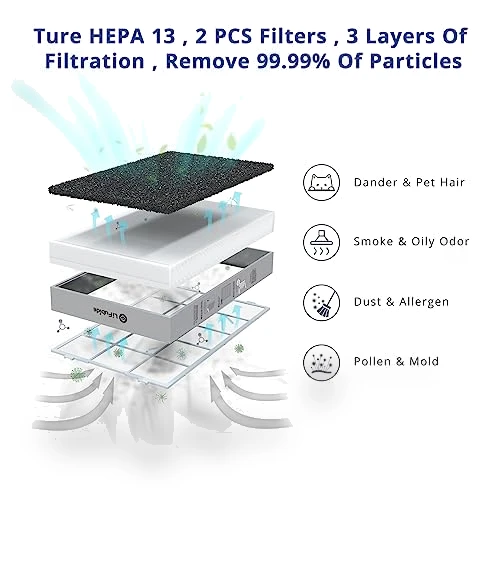 Large Room Air Purifier — Activated Carbon Air Purifiers, Lifubide