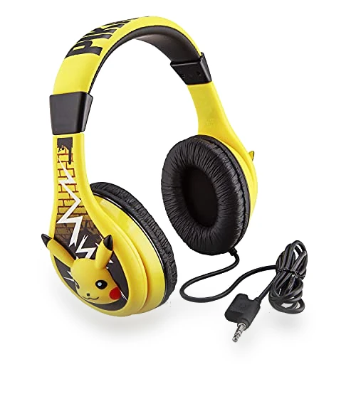 Pikachu Wired Kids Headphones — Portable Media Devices & Accessories, Kid Designs