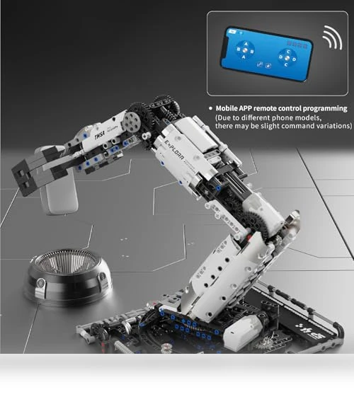Programmable Multi-Axis Robotic Arm Building Kit — Construction Kits, VANLINNY