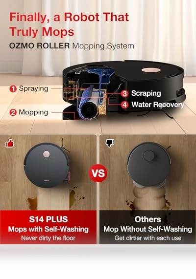 Robot Vacuum and Mop — Smart Cleaning Robots, YEEDI