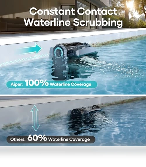 Scuba X1 Cordless Robotic Pool Cleaner — Automated Pool Maintenance, AIPER