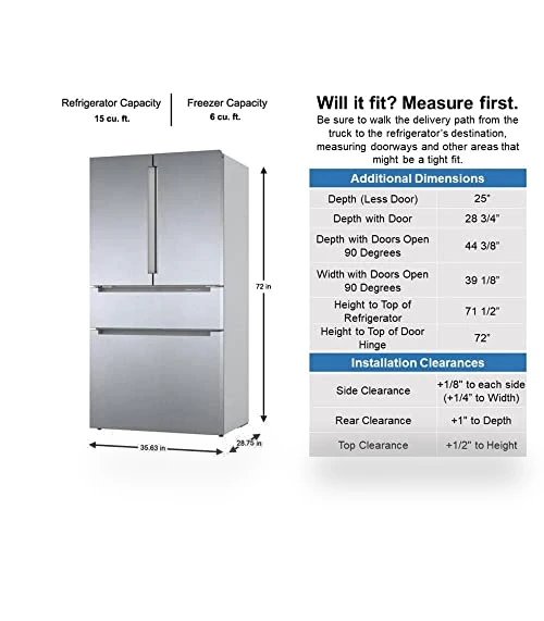 Smart Counter Depth French Door Refrigerator — Cooling Solutions, BOSCH