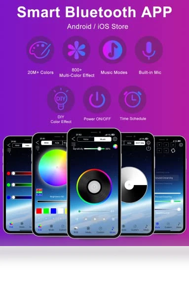Smart RGB LED Corner Lamp — Standing Lights, Sotipevs