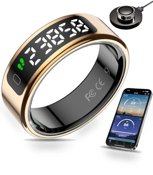 Smart Ring with Display Screen & Wireless Charging — Smart Rings, Jojovenusmall