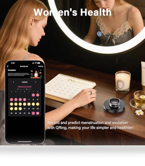 Smart Ring with Display Screen & Wireless Charging — Smart Rings, Jojovenusmall