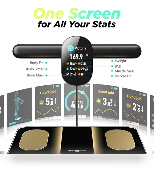 Smart Scale with Body Composition Analysis — Weight Management Tools, runstar