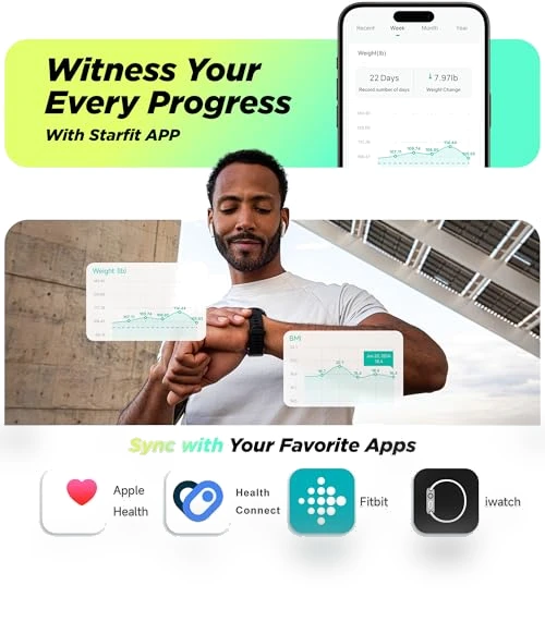 Smart Scale with Body Composition Analysis — Weight Management Tools, runstar