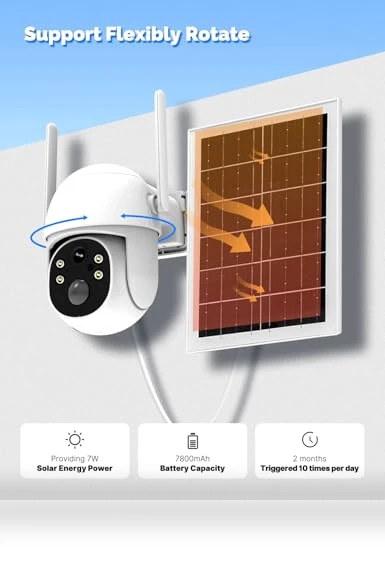 Solar Security Camera — Smart Home Security, MOES