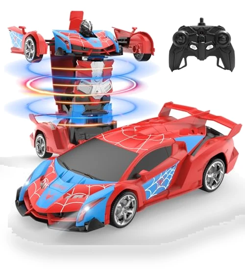 Spider RC Car Transform Robot — Remote Control Cars, DEERC