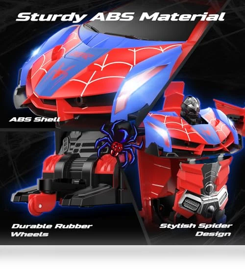 Spider RC Car Transform Robot — Remote Control Cars, DEERC
