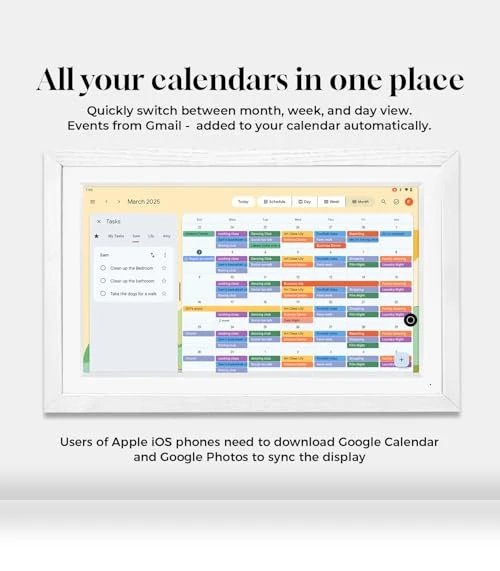 Wall Digital Calendar — Digital Frames, Changing