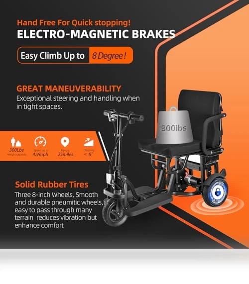 Airline Approved Lightweight Mobility Scooter — Push Scooters, MUJO