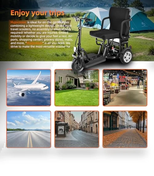 Airline Approved Lightweight Mobility Scooter — Push Scooters, MUJO