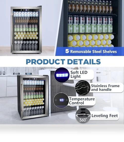 Beverage Refrigerator and Cooler — Drink Coolers, Joy Pebble