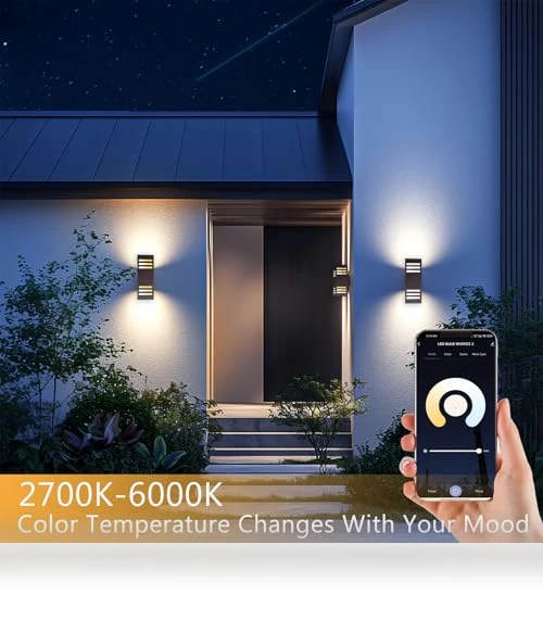 Color Changing Outdoor Wall Lights — Outdoor Wall Lighting, WISELUME