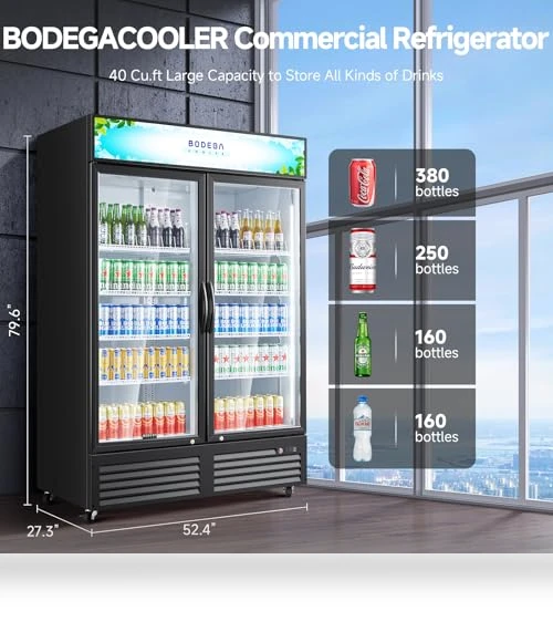 Commercial Merchandiser Refrigerator — Mini Fridges, BODEGA