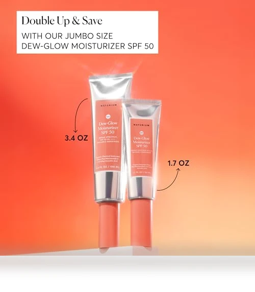 Dew-Glow Moisturizer SPF 50 PA++++ — Tinted Beauty Balms, Naturium