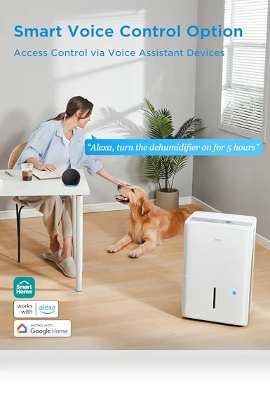 Energy Star Certified Dehumidifier — Air Moisture Control, Midea