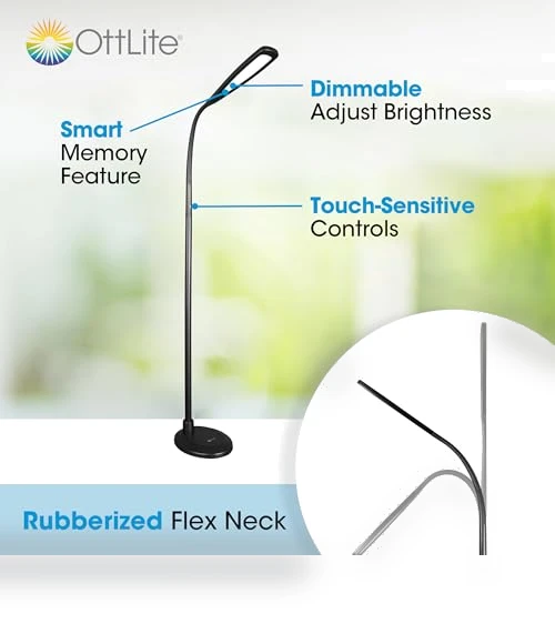 Flex LED Floor Lamp — Standing Lights, OttLite