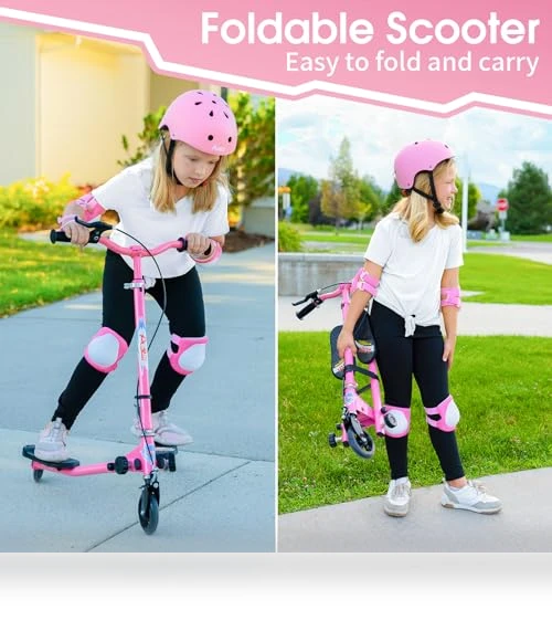 Foldable Wiggle Kick Scooter — Ride-On Toys, AODI