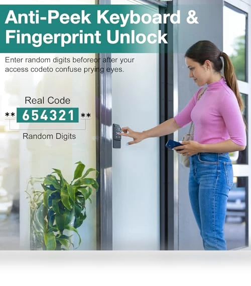 Keyless Entry Smart Door Lock — Biometric Security, Mutak