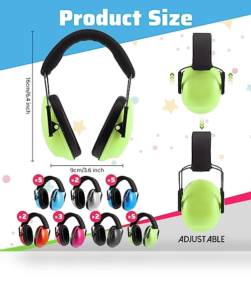 Kids Ear Protection Noise Cancelling Headphones — On-Ear Headphones, Amylove