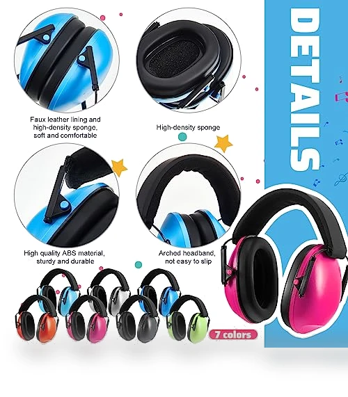 Kids Ear Protection Noise Cancelling Headphones — On-Ear Headphones, Amylove