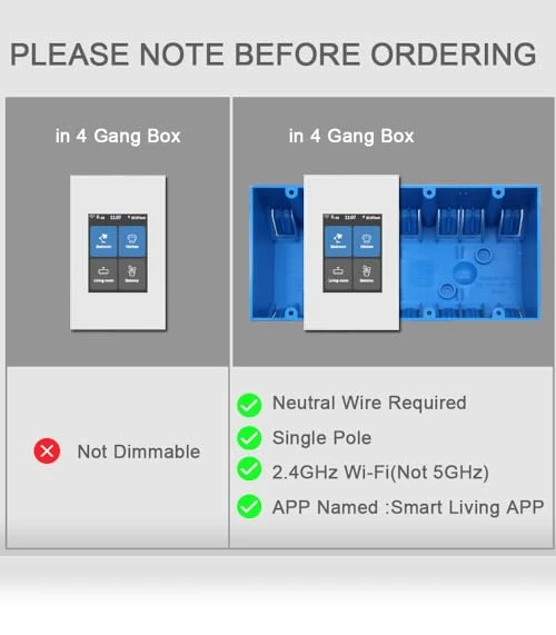 LCD Smart Light Switch — Smart Home Modules, LANBON