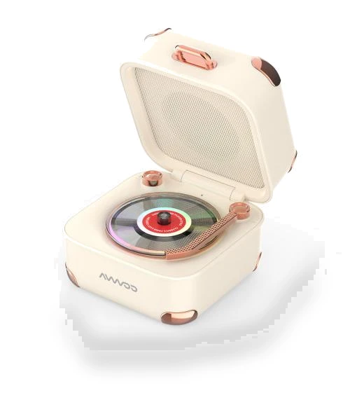 Mini Colorful Light Retro Gramophone Bluetooth Speaker — Portable Sound Systems, AVWOO