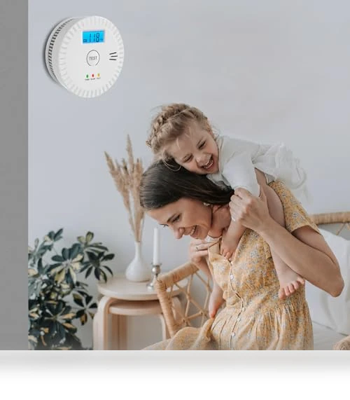 Smoke and Carbon Monoxide Detector Combo — Carbon Monoxide Detectors, OLUNCLE