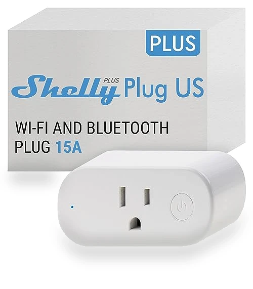 WiFi & Bluetooth Operated Smart Plug with Power Measurement — Smart Home Hubs & Controllers, Shelly