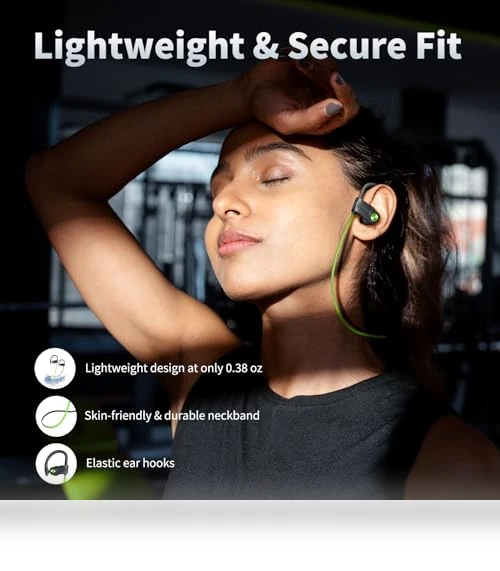 Wireless Earbuds with Earhooks — In-Ear Headphones, JOYWISE