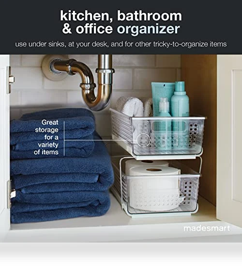 2 Tier Organizer — Storage Solutions, madesmart