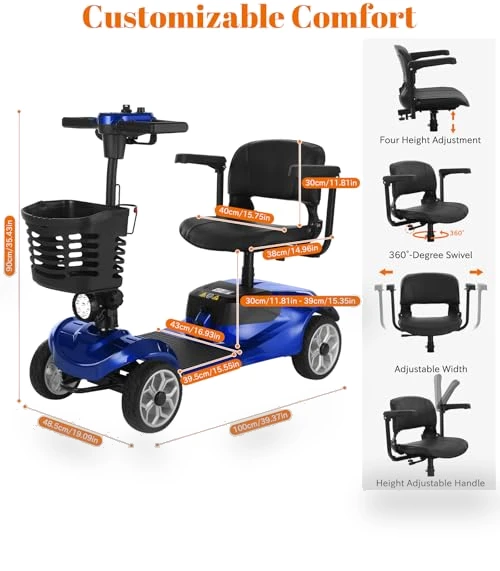 4-Wheel Mobility Scooter — Mobility Scooters, Mbxcooter