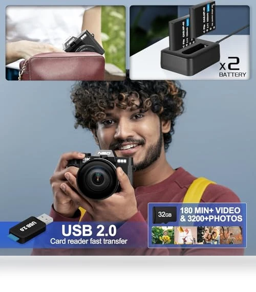 4K Digital Camera for Photography — Mirrorless Cameras, NBDDIGITAL