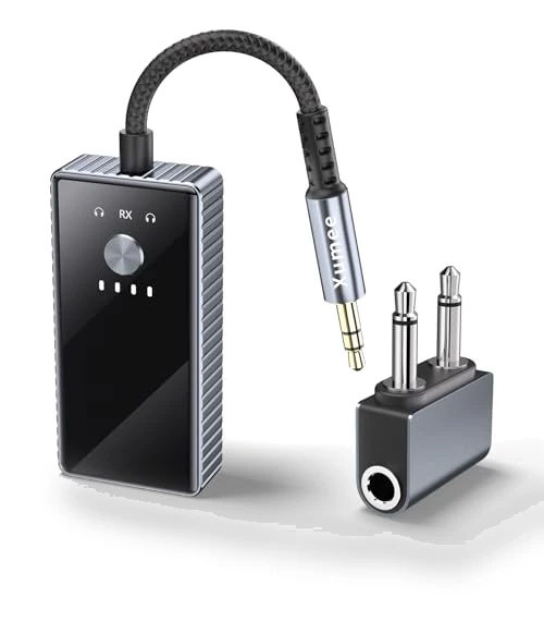 Airplane Bluetooth Transmitter for 2 AirPods or Headphones — Wireless Audio Transmitters, Xumee