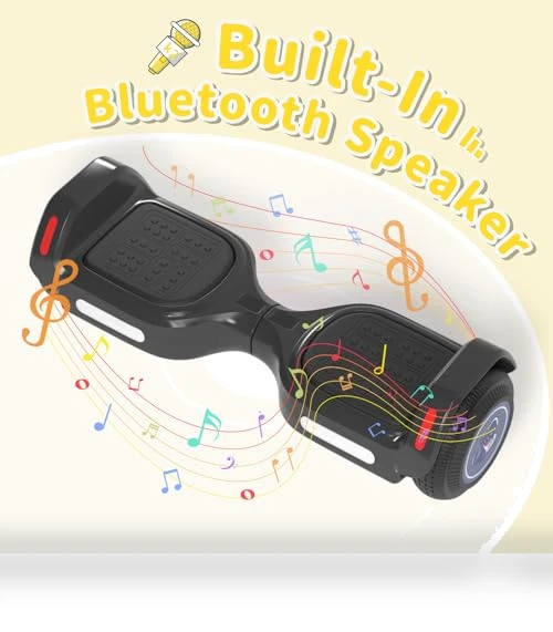 Bluetooth Scooter with LED Lights & APP Control — Electric Self-Balancing Scooters, SIMATE