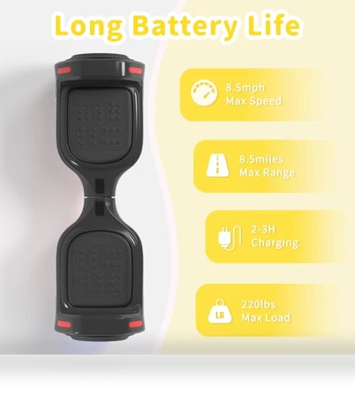 Bluetooth Scooter with LED Lights & APP Control — Electric Self-Balancing Scooters, SIMATE