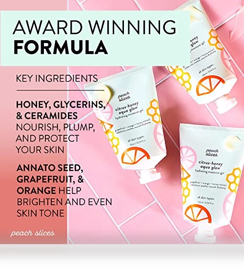 Citrus-Honey Aqua Glow Hydrating Moisture Gel — Sets & Kits, Peach Slices