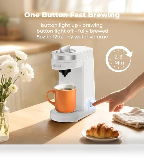 Compact Single Serve Coffee Maker for K Pods — Coffee Makers, CHULUX