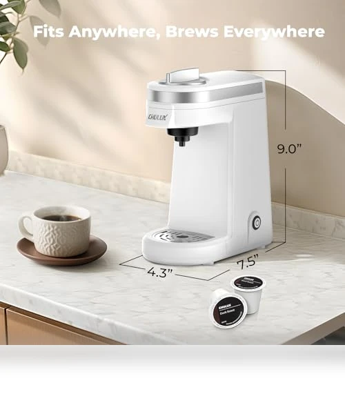 Compact Single Serve Coffee Maker for K Pods — Coffee Makers, CHULUX