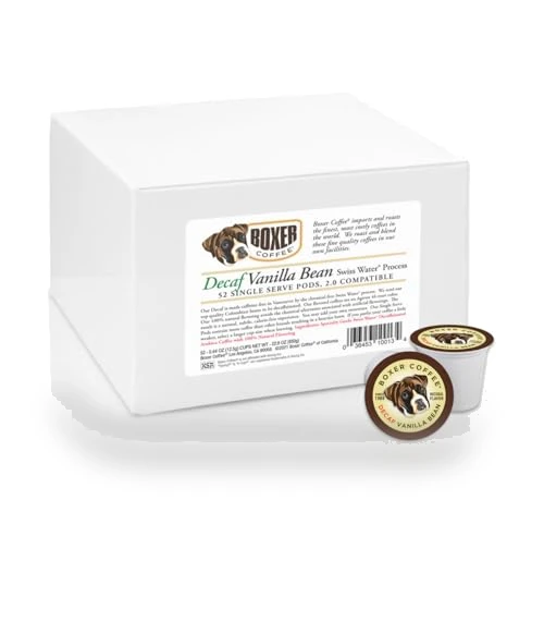 Decaf Vanilla Bean Coffee Pods — Coffee, Boxer Coffee
