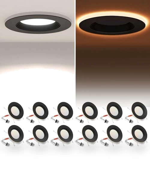 LED Can Lights with Night Light — Recessed Lighting, POWERASIA