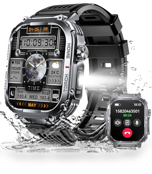 Military Smart Watch for Men — Smartwatches, Bassizo