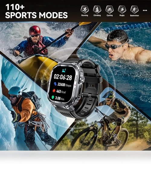 Military Smart Watch for Men — Smartwatches, Bassizo