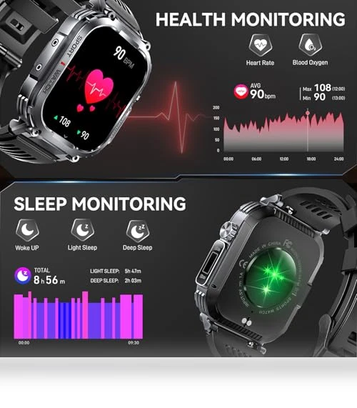 Military Smart Watch for Men — Smartwatches, Bassizo