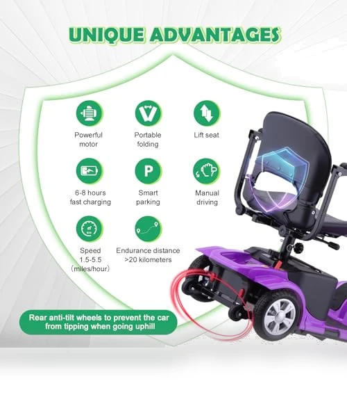 Mobility Scooter for Adults — Electric Self-Balancing Scooters, SUNDERWELL