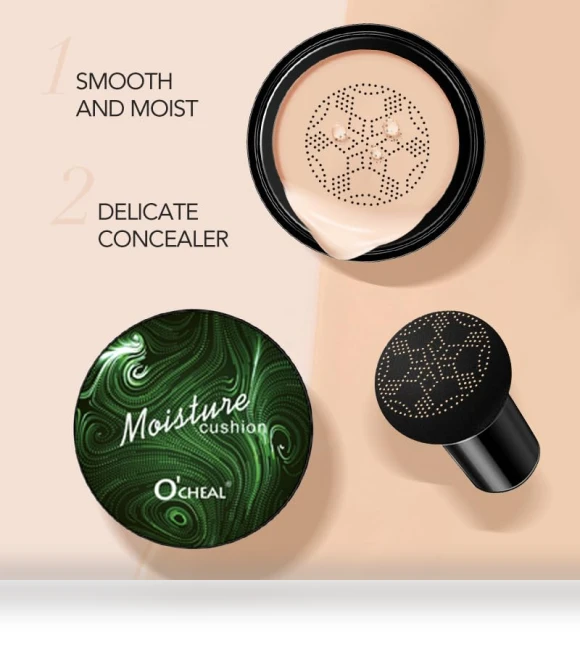 Mushroom Head Air Cushion BB Cream Foundation — Blush, O'CHEAL